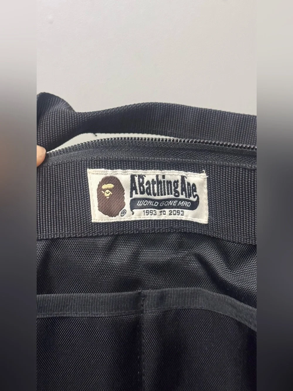 A Bathing Ape 2 way Red Camo Tote Day Backpack